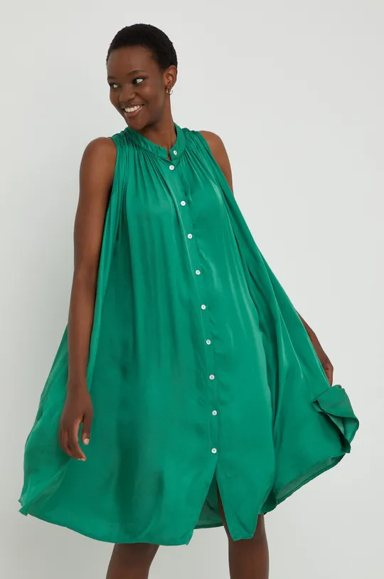 πράσινο Φόρεμα με μετάξι Answear Lab Silk Blend
hand Was Γυναικεία