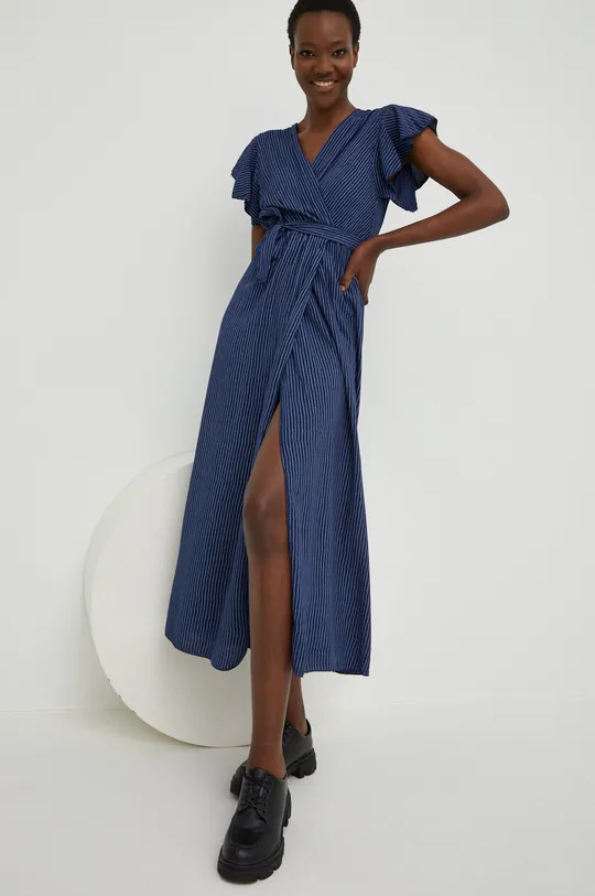 Φόρεμα Answear Lab σκούρο μπλε