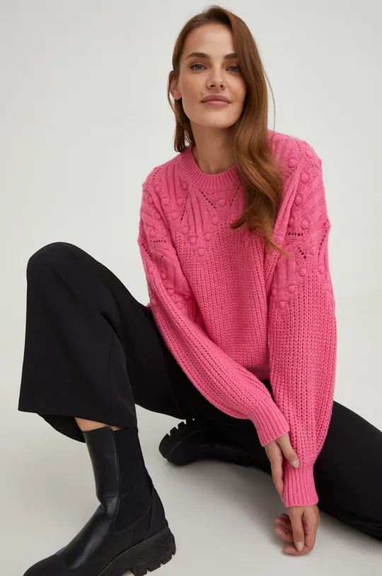 ροζ Μάλλινη μπλουζα Answear Lab Γυναικεία