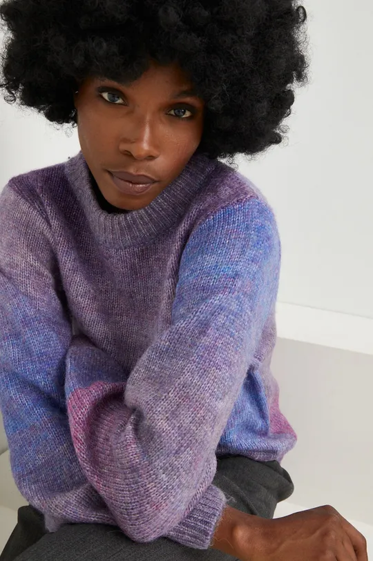 fialová Vlnený sveter Answear Lab
