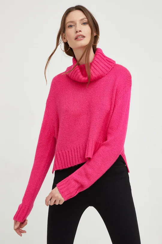 ροζ Μάλλινο πουλόβερ Answear Lab Γυναικεία