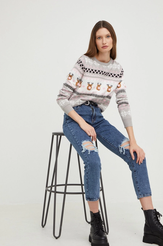 Answear Lab sweter szary