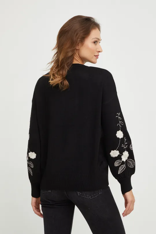 Answear Lab sweter z wełną 76 % Akryl, 16 % Poliester, 8 % Wełna