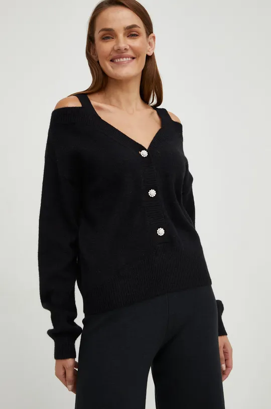 čierna Vlnený sveter Answear Lab Dámsky