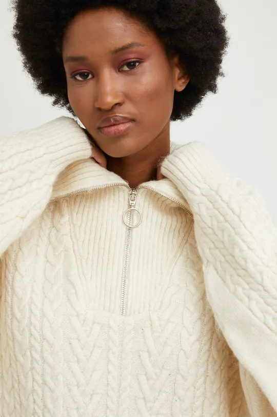béžová Vlnený sveter Answear Lab