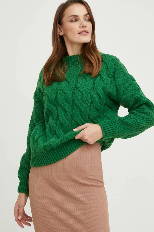 zielony Answear Lab sweter Damski