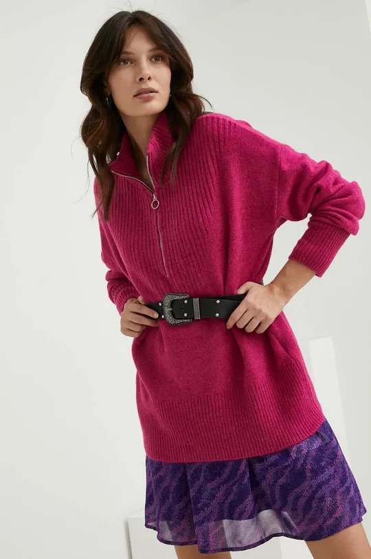 ružová Vlnený sveter Answear Lab Dámsky