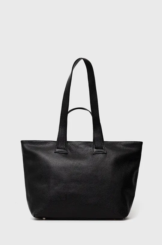 črna Usnjena torbica Answear Lab Ženski