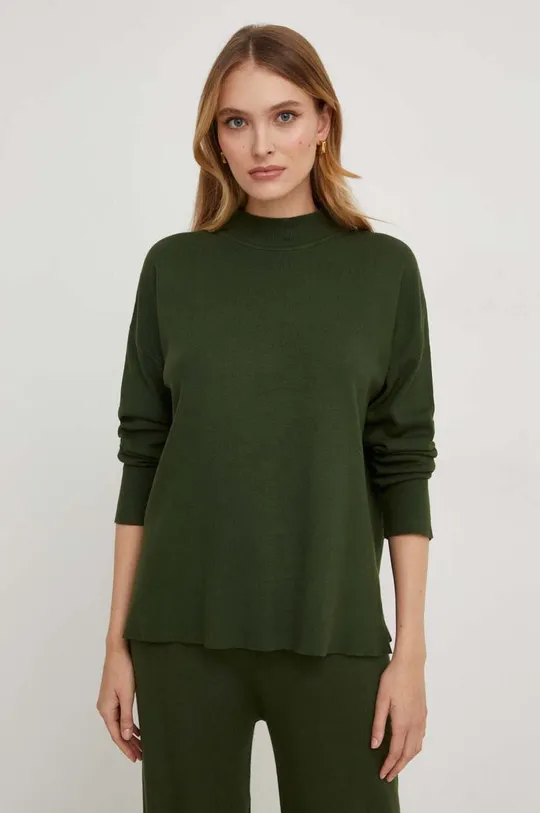 Ένα σετ πουλόβερ και παντελόνι Answear Lab πράσινο
