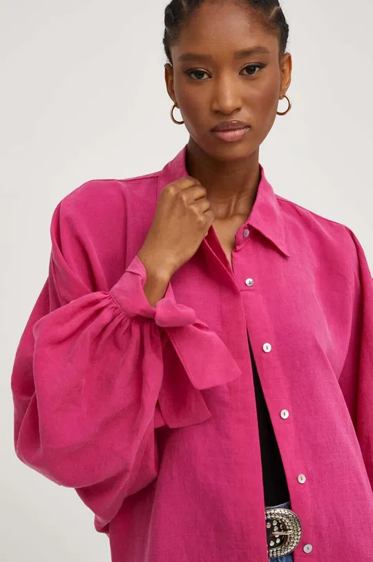 różowy Answear Lab koszula Damski