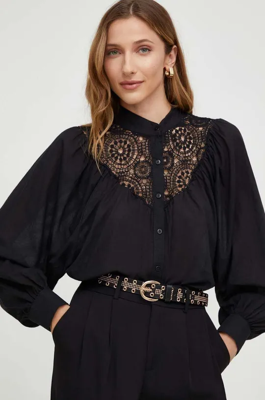 μαύρο Βαμβακερό πουκάμισο Answear Lab X limited collection NO SHAME Γυναικεία