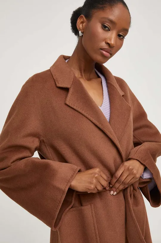коричневий Вовняне пальто Answear Lab