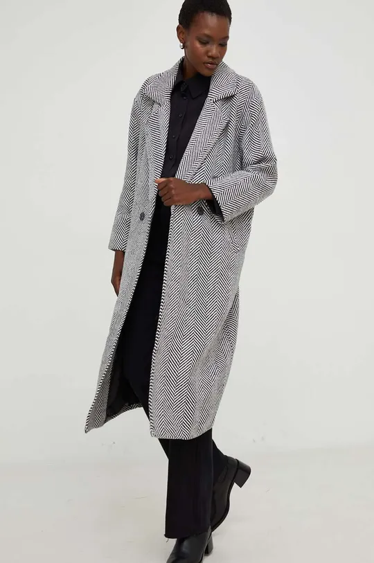 Παλτό Answear Lab X limited collection NO SHAME μαύρο