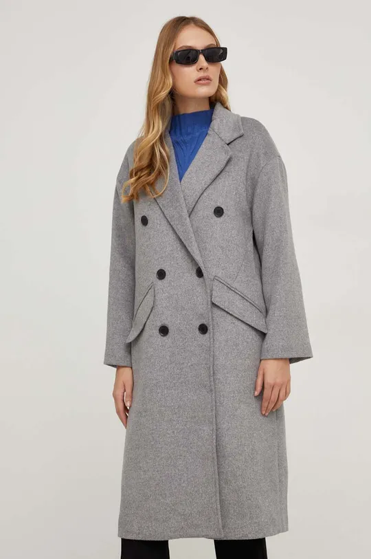 серый Пальто с шерстью Answear Lab Женский