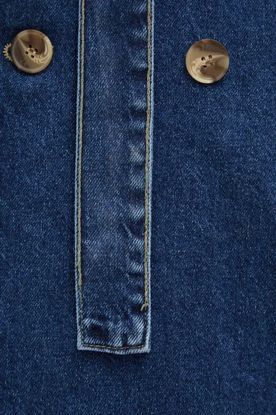 Answear Lab płaszcz jeansowy Damski