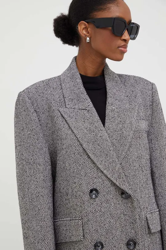 серый Пальто с шерстью Answear Lab