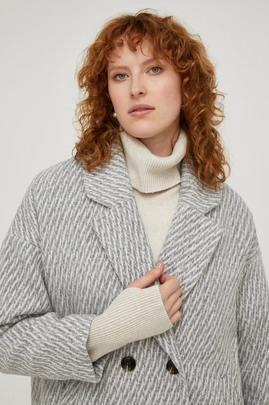 grigio Answear Lab Lab cappotto in lana