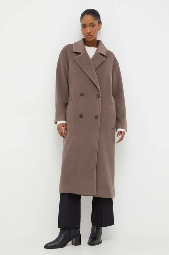 Пальто Answear Lab коричневый