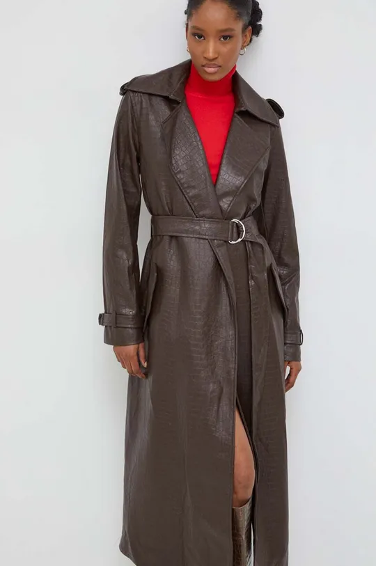 Пальто Answear Lab коричневый