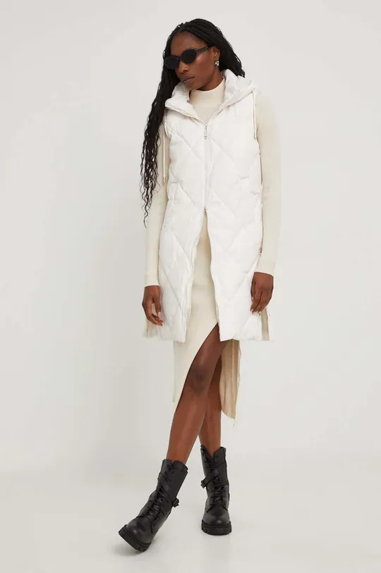 λευκό Αμάνικο μπουφάν Answear Lab Γυναικεία