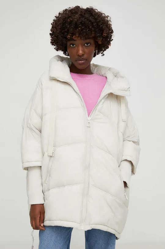 fehér Answear Lab rövid kabát Női
