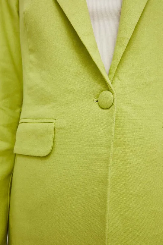πράσινο Σακάκι με λινό Answear Lab