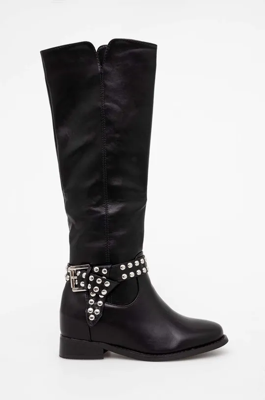 črna Elegantni škornji Answear Lab X omejena kolekcija NO SHAME Ženski