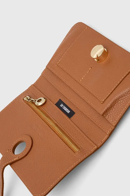 коричневий Шкіряний гаманець Answear Lab