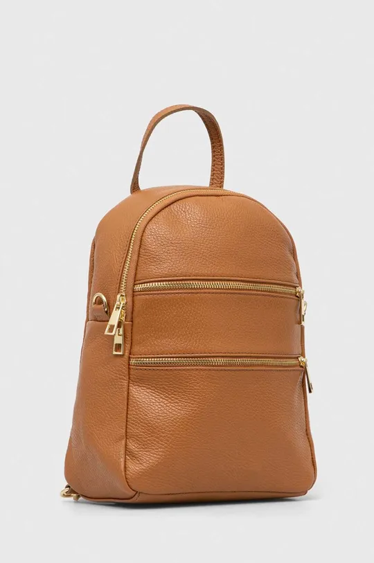 Шкіряний рюкзак Answear Lab коричневий