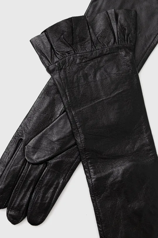 Δερμάτινα γάντια Answear Lab μαύρο