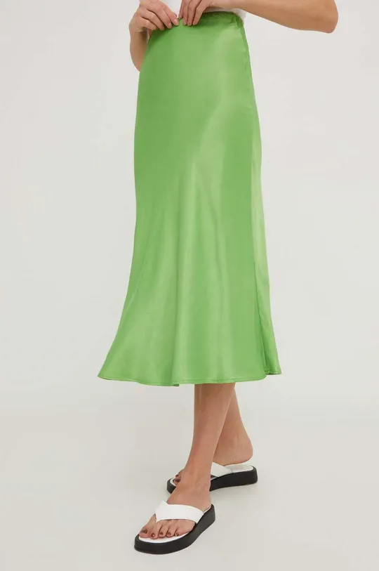 zielony Answear Lab spódnica X kolekcja limitowana BE SHERO Damski