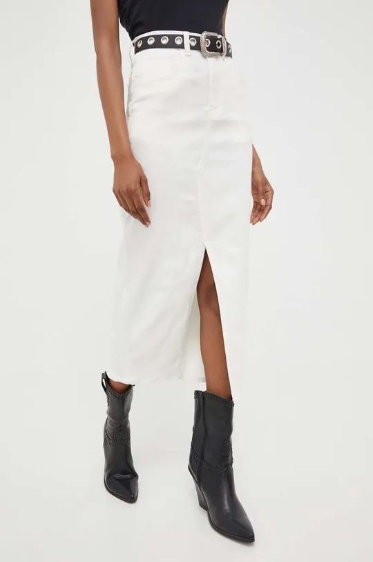 λευκό Τζιν φούστα Answear Lab Γυναικεία