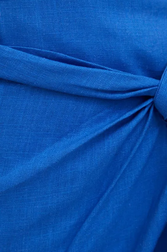 μπλε Λινή φούστα Answear Lab