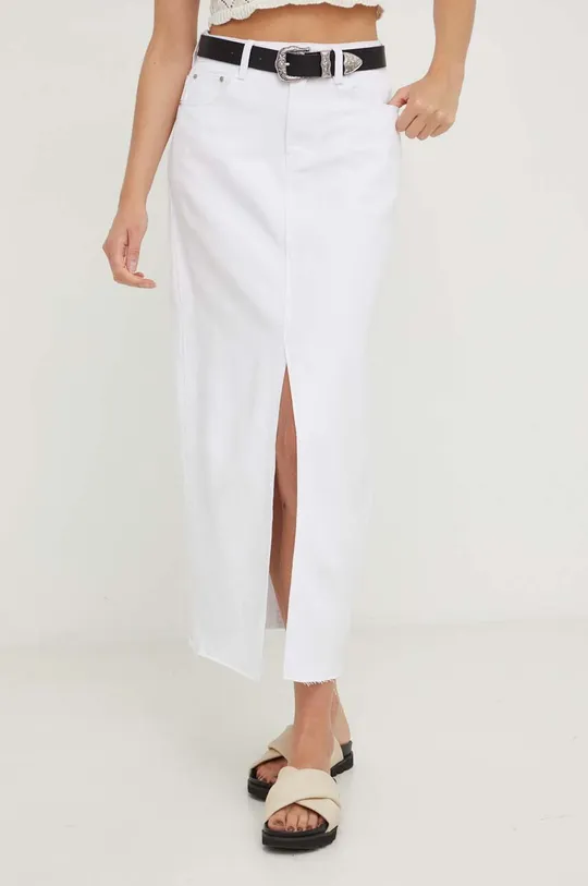λευκό Τζιν φούστα Answear Lab Γυναικεία