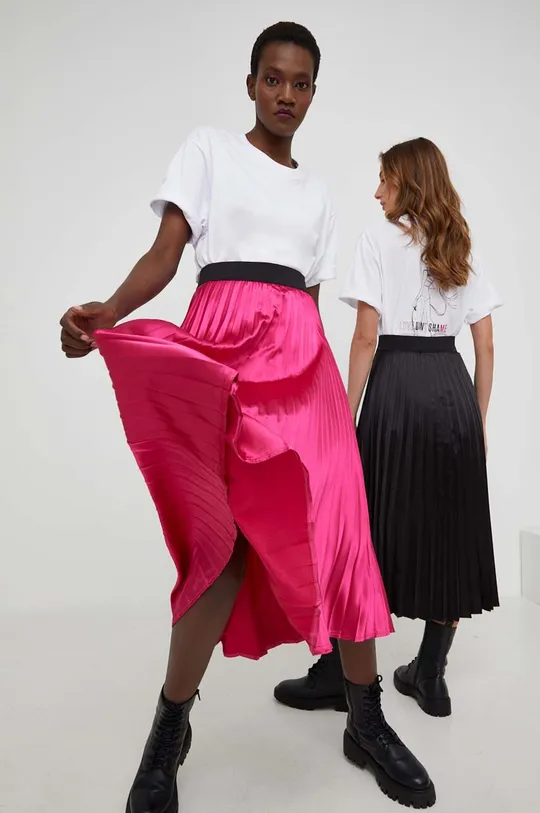 ροζ Φούστα Answear Lab X limited collection NO SHAME Γυναικεία