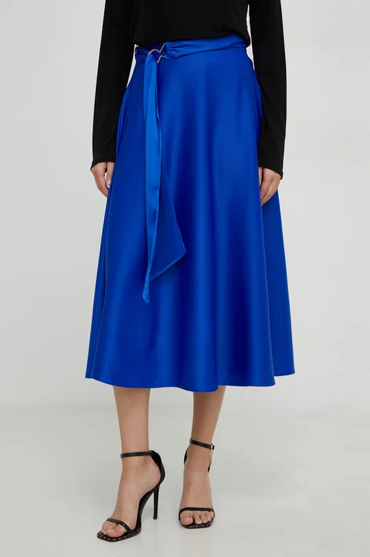 plava Suknja Answear Lab Ženski