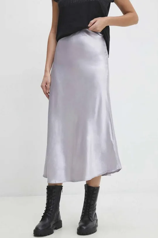 Suknja Answear Lab srebrna