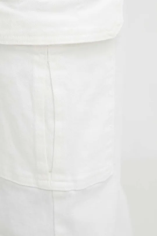 biały Answear Lab jeansy cargo X kolekcja limitowana BE SHERO