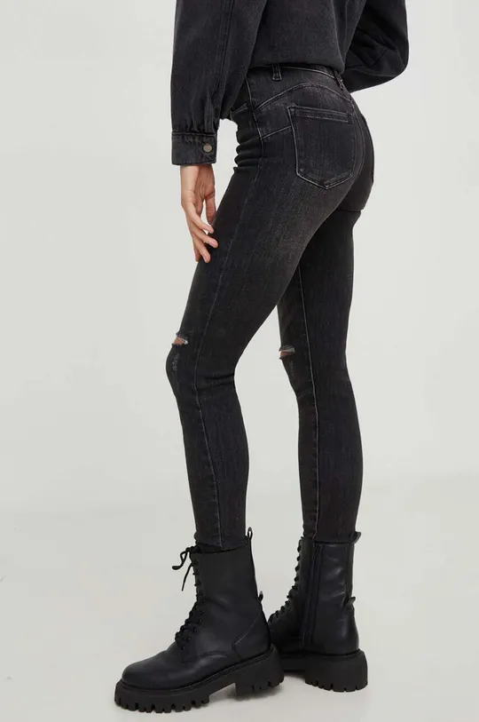 czarny Answear Lab jeansy Push up X kolekcja limitowana NO SHAME