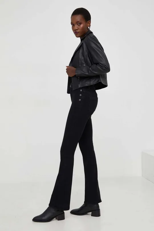 Τζιν παντελόνι Answear Lab X limited collection NO SHAME μαύρο
