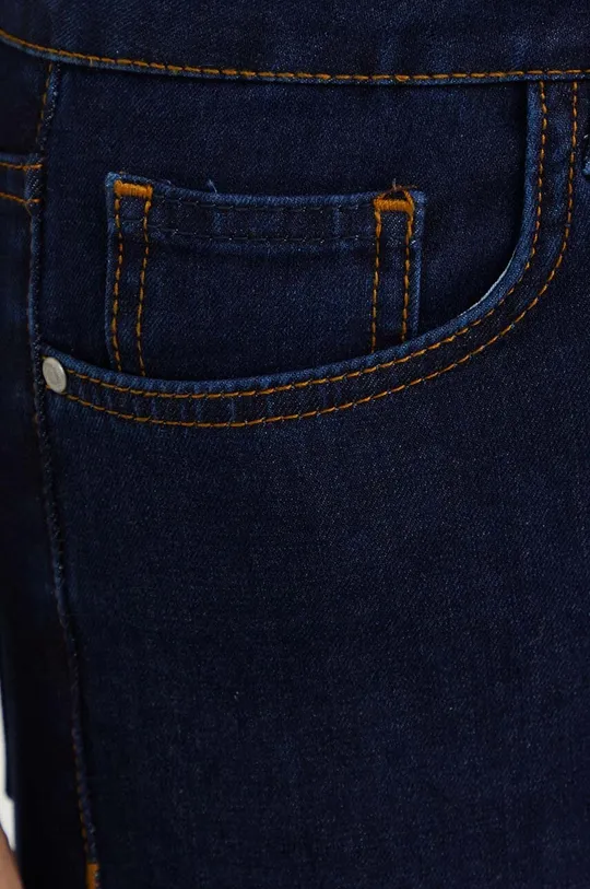 granatowy Answear Lab jeansy X kolekcja limitowana NO SHAME