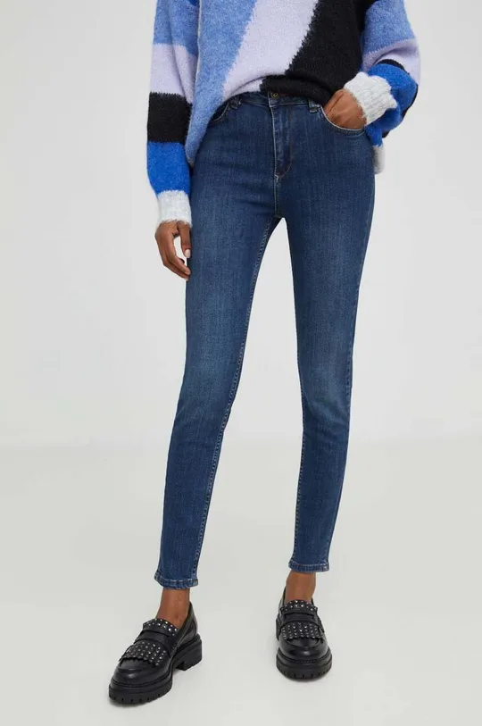 σκούρο μπλε Τζιν παντελόνι Answear Lab Γυναικεία