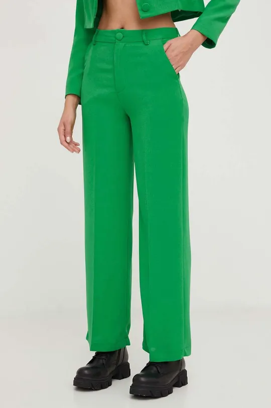 Answear Lab spodnie X kolekcja limitowana BE SHERO zielony