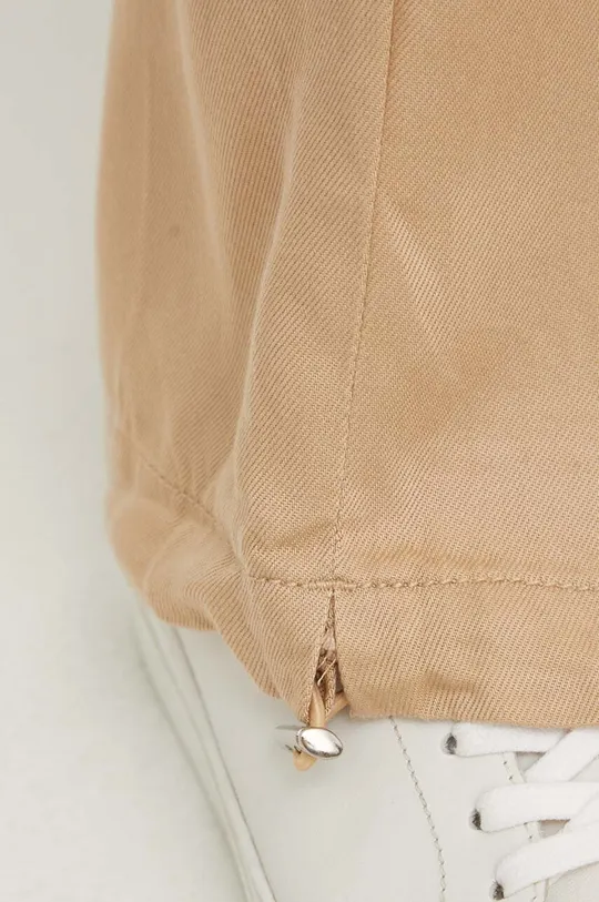 brązowy Answear Lab spodnie cargo