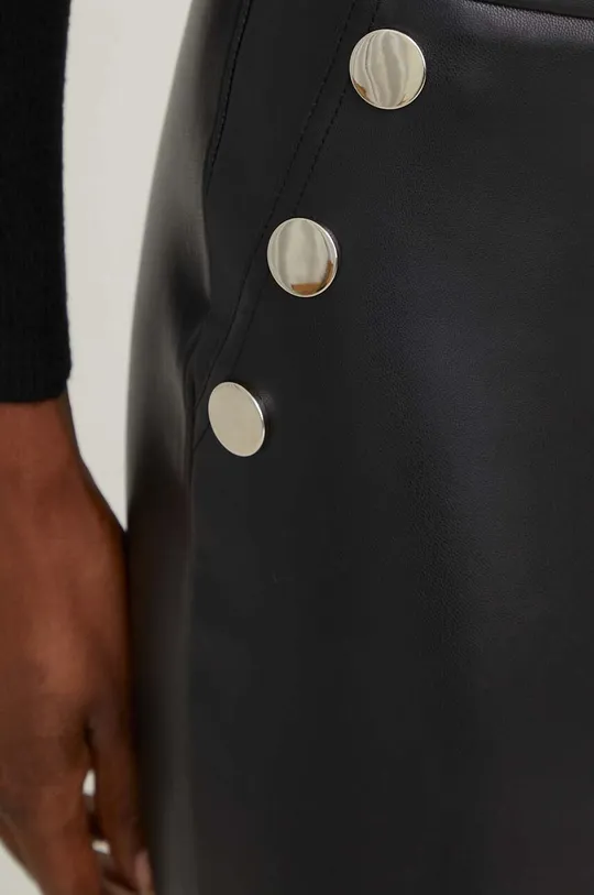 čierna Nohavice Answear Lab X limitovaná kolekcia NO SHAME