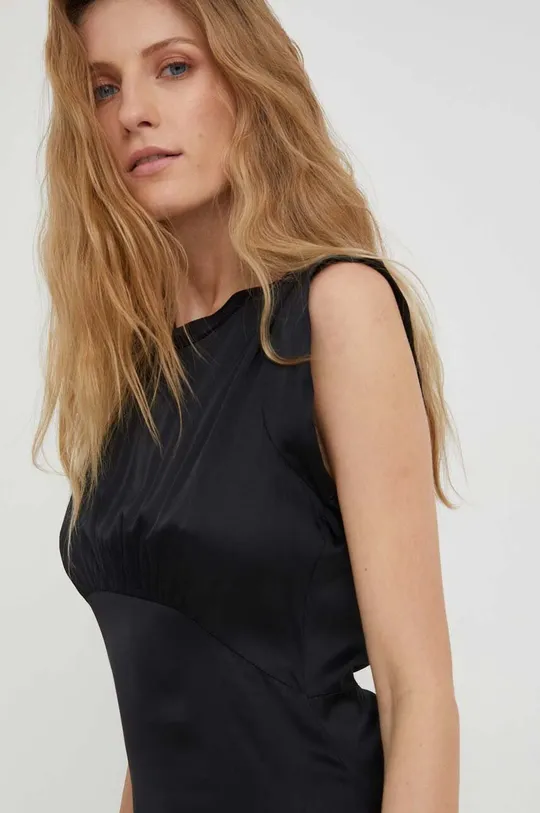 μαύρο Μεταξωτό φόρεμα Answear Lab X limited collection BE SHERO