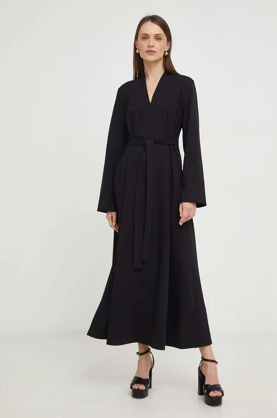 чорний Сукня з вовною Answear Lab Жіночий