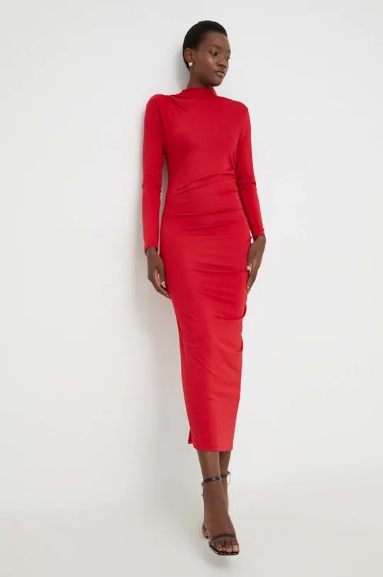 Φόρεμα Answear Lab κόκκινο