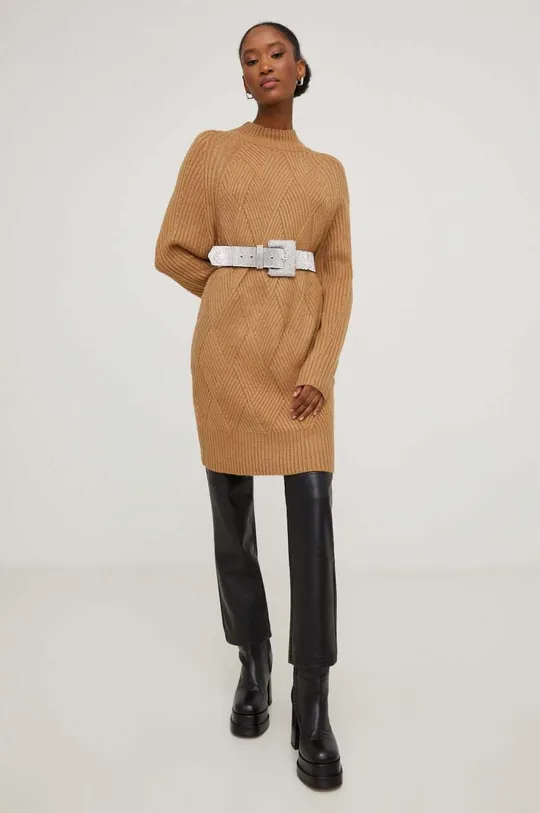 marrone Answear Lab maglione in lana Donna