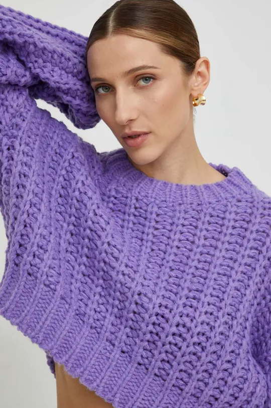 fioletowy Answear Lab sweter